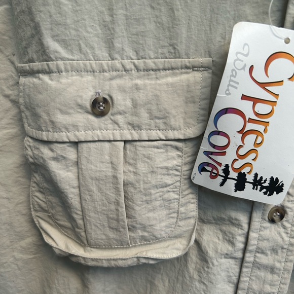 NWT Walls Cypress Cove Men’s Vented Short Sleeve Outdoor Shirt w/Pockets. Large - Picture 5 of 7